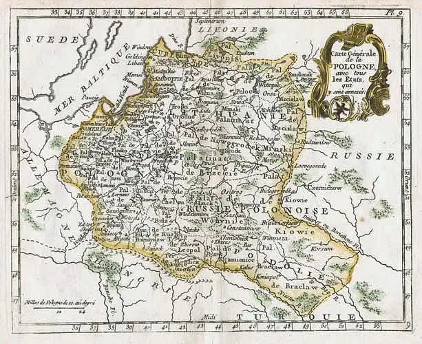 Carte Generale de la POLOGNE..,