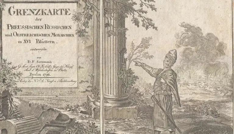 Grenzkarte der Preussischen Russischen und Oestreichischen Monarchien in XVI Blättern,