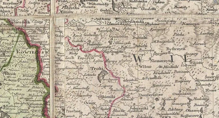 Grenzkarte der Preussischen Russischen und Oestreichischen Monarchien in XVI Blättern,