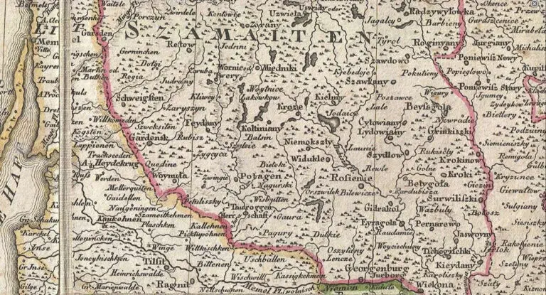 Grenzkarte der Preussischen Russischen und Oestreichischen Monarchien in XVI Blättern,