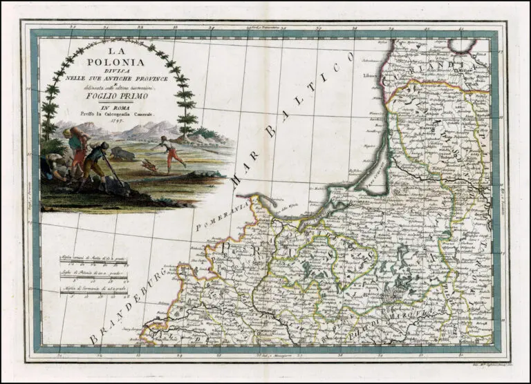 LA POLONIA Divisa, Nell Sue Antiche Province E delineata quelle ultime osservazioni,