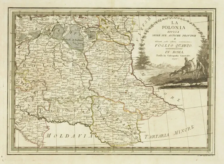 LA POLONIA Divisa, Nell Sue Antiche Province E delineata quelle ultime osservazioni,