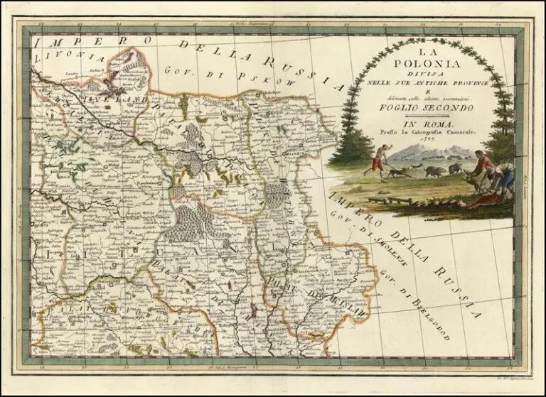 LA POLONIA Divisa, Nell Sue Antiche Province E delineata quelle ultime osservazioni,