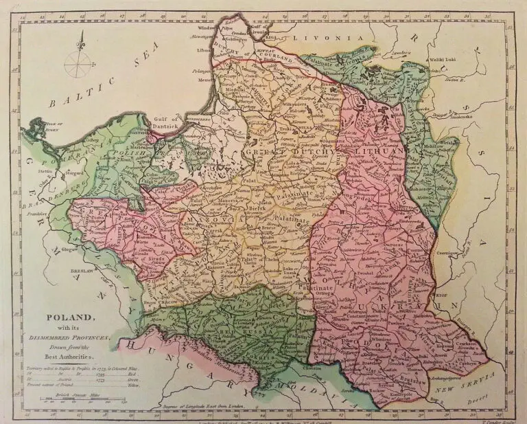 POLAND, with its Dismembered Provinces Drawn from the Best Authorities,