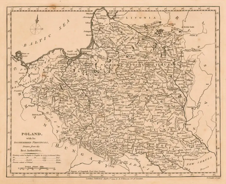 POLAND, with its Dismembered Provinces Drawn from the Best Authorities,