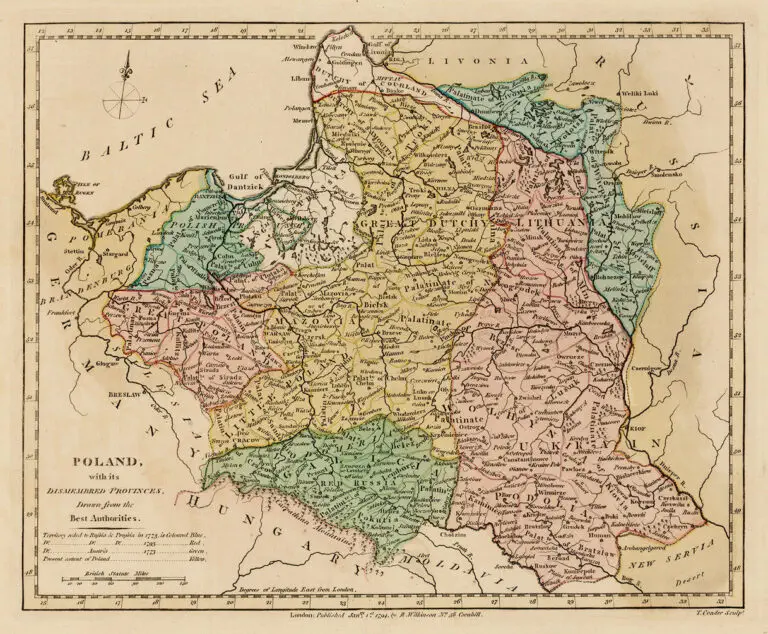 POLAND, with its Dismembered Provinces Drawn from the Best Authorities,