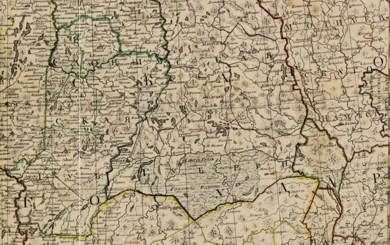 Part of Russia with neighboring powers