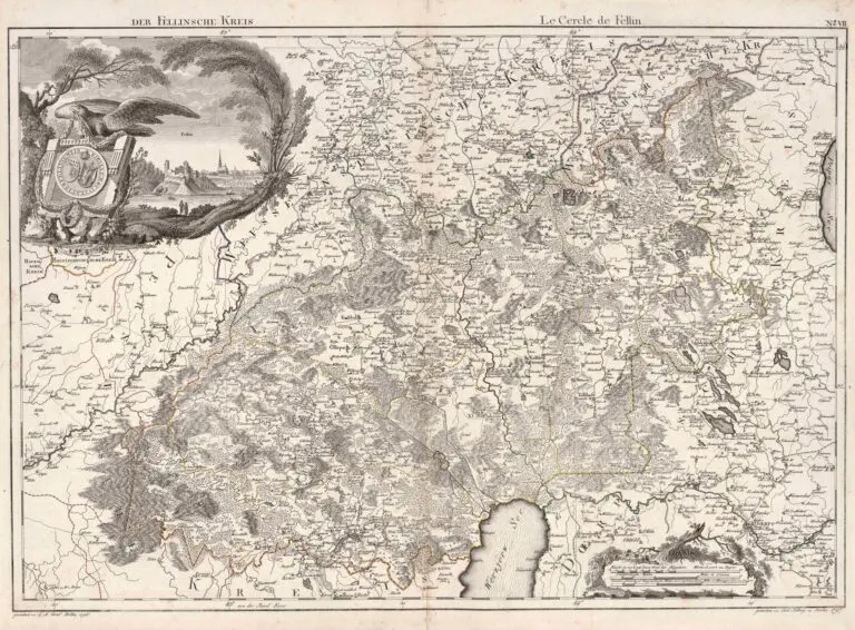 Atlas von Liefland, oder von den beyden Gouvernementern u. Herzogthümern Lief- und Ehstland, und der Provinz Oesel