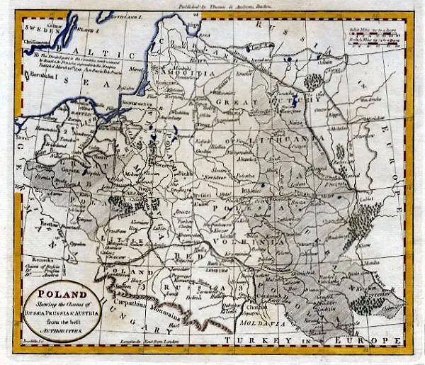 POLAND, Shewing the Claims of RUSSIA, PRUSSIA & AUSTRIA...,