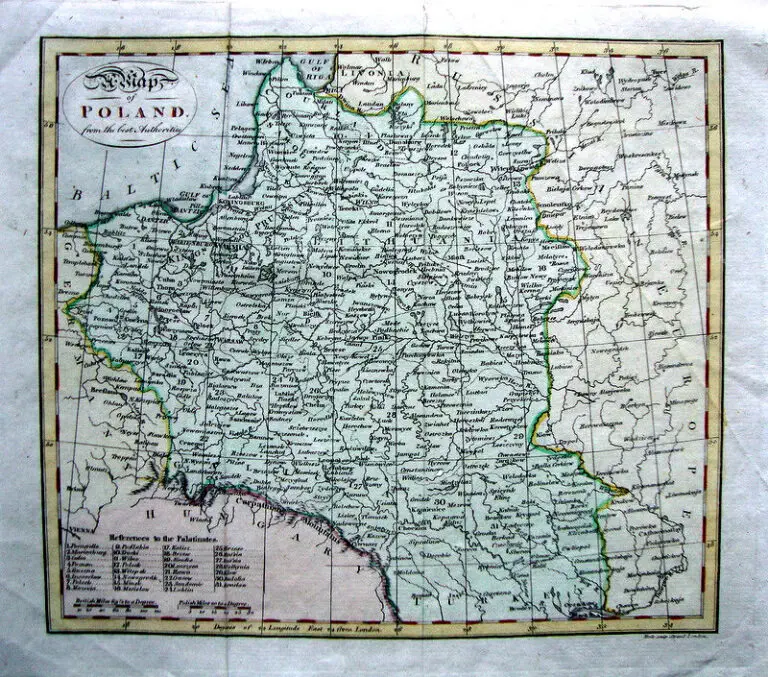 A Map of POLAND from the best Authorities,