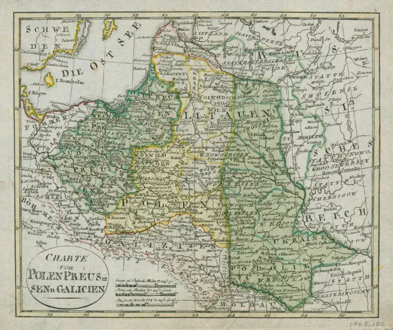Charte von Polen Preussen u. Galicien,