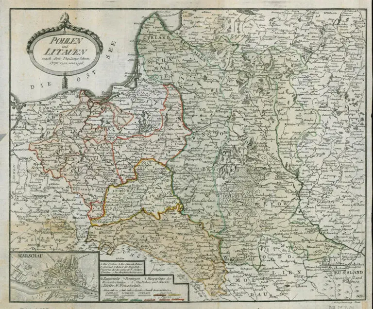 Pohlen und Litauen nach den Theilungs Jahren 1772, 1795, und 1796,