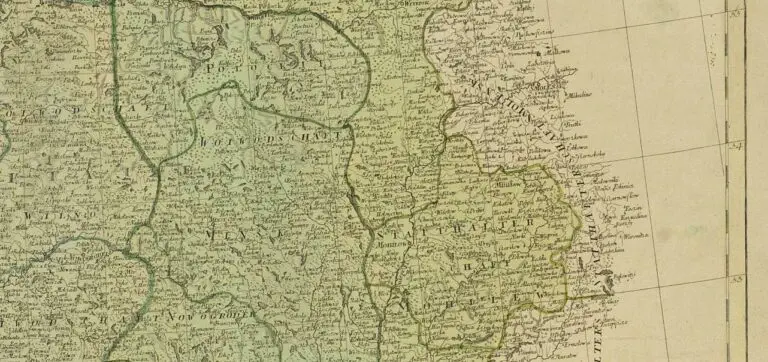 General-Karte von den Preußischen, Russischen und Oestreichischen Besitzungen im ehemaligen Polen