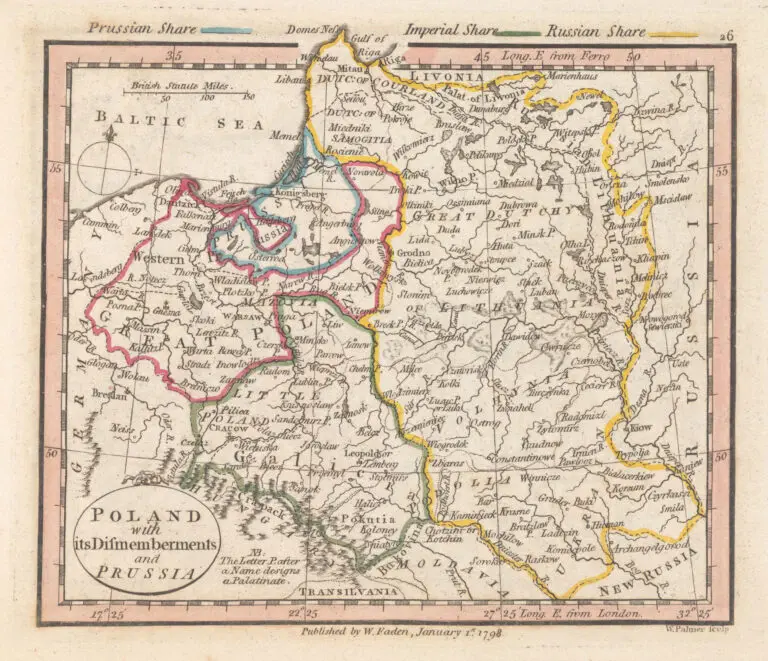 Poland with its Dismemberments and Prussia,