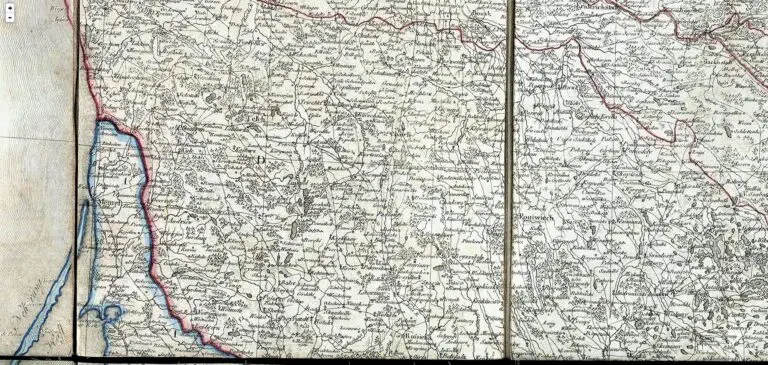 Carte du ciderant ROYAUME de POLOGNE /