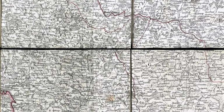 Carte du ciderant ROYAUME de POLOGNE /