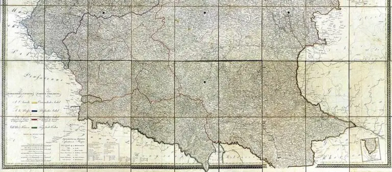 Carte du ciderant ROYAUME de POLOGNE /