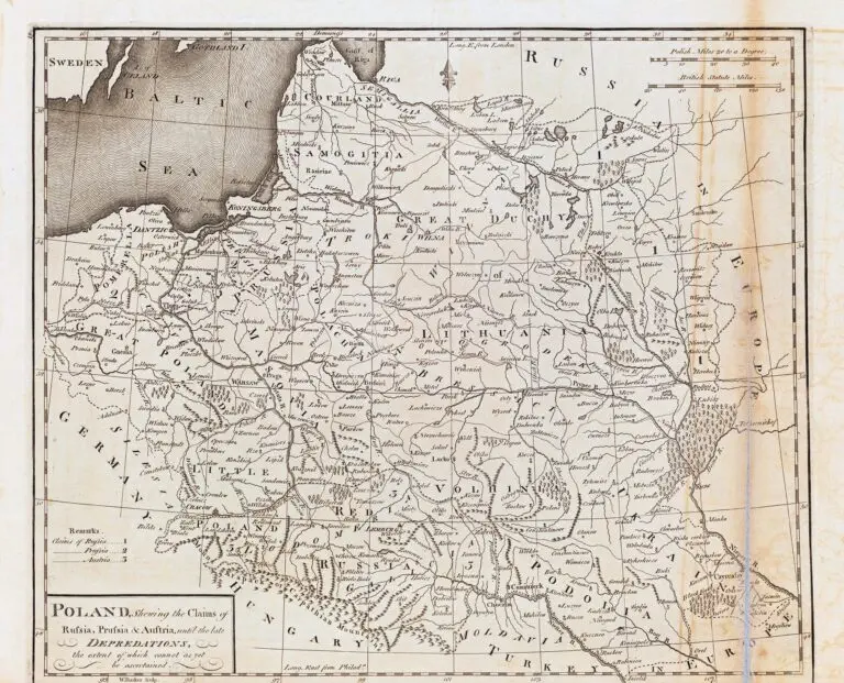 POLAND,  Shewing the Claims of Rufsia, Prufsia & Auftria, until the late DEPREDATIONS..,