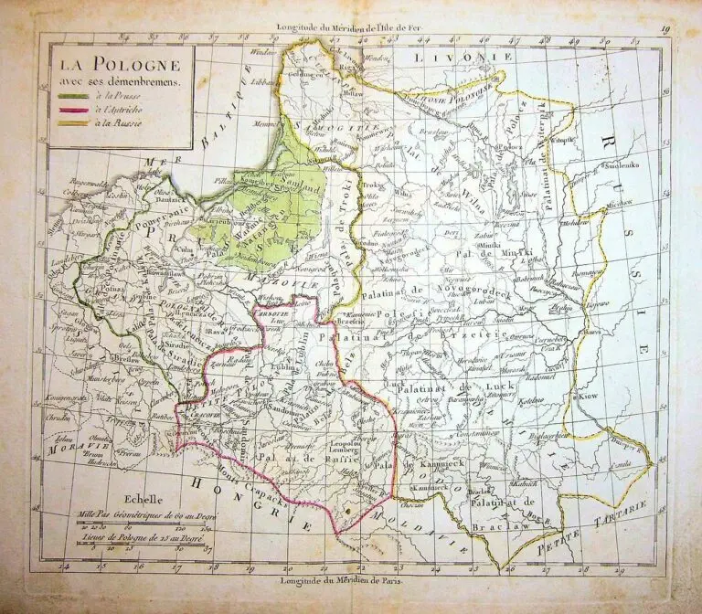 LA POLOGNE avec ses demenbremans.