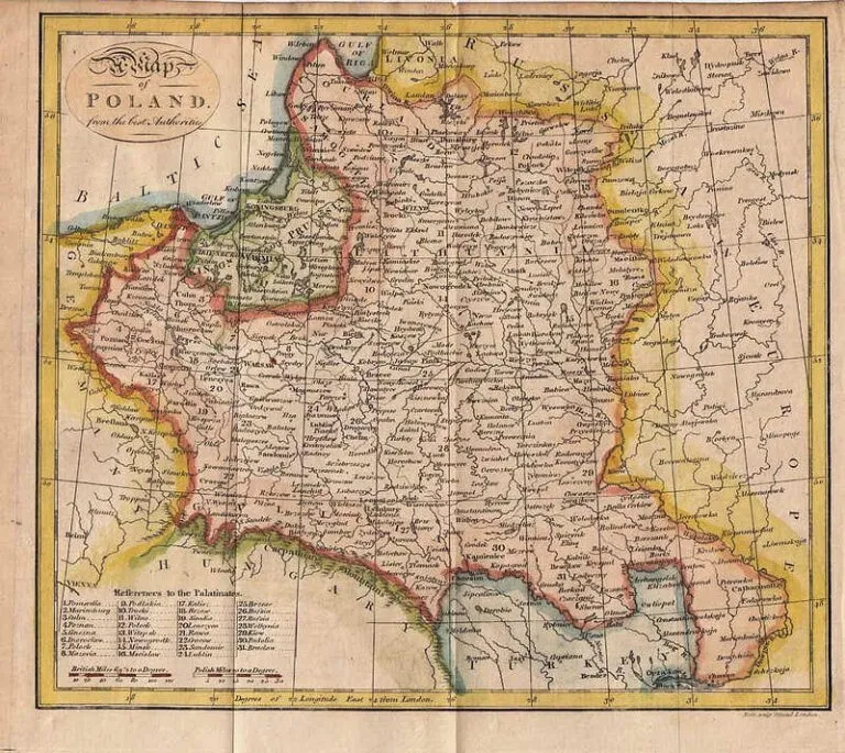 A Map of Poland from the best Authorities,