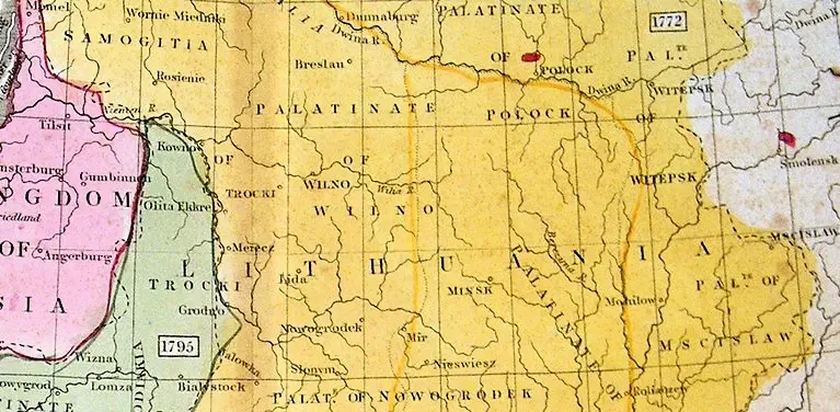 GEOGRAPHICAL AND STATISTICAL MAP OF POLAND..,