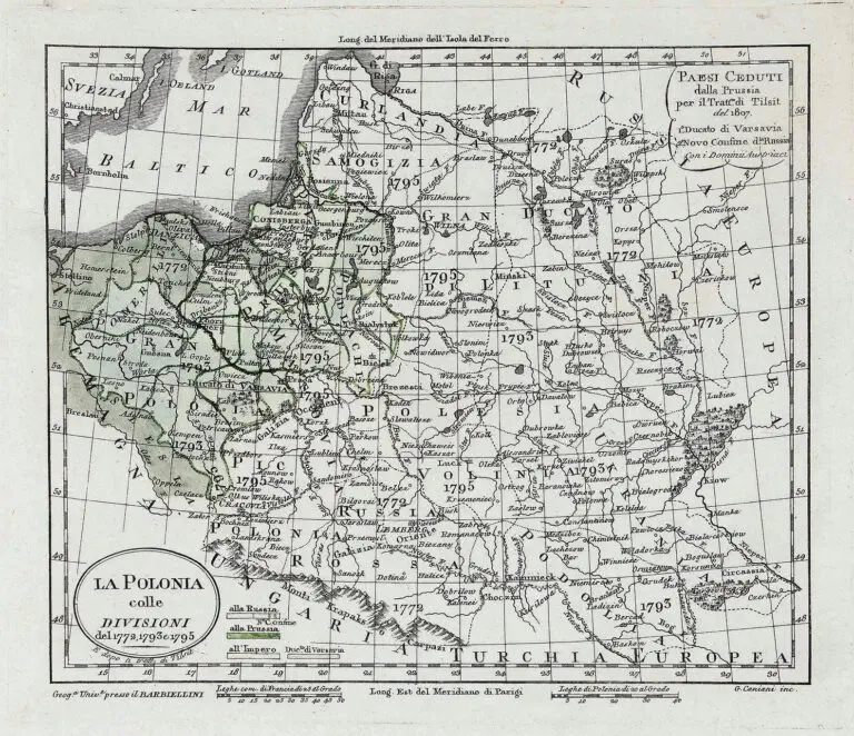 La Polonia colle Divisioni..,