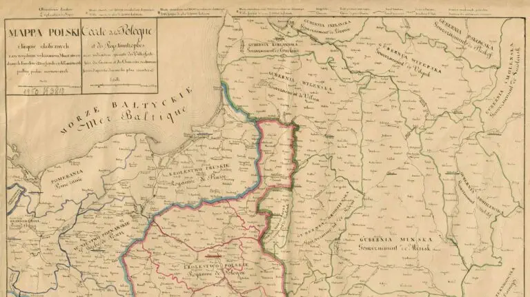 Mappa Polski i Krajów okolicznych