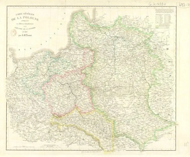 Carte Generale de la Pologne Indiquant ses differens demembremens...