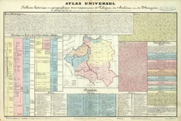 Atlas Universel. Tableau historique et geographique des Royaumes de Pologne...,