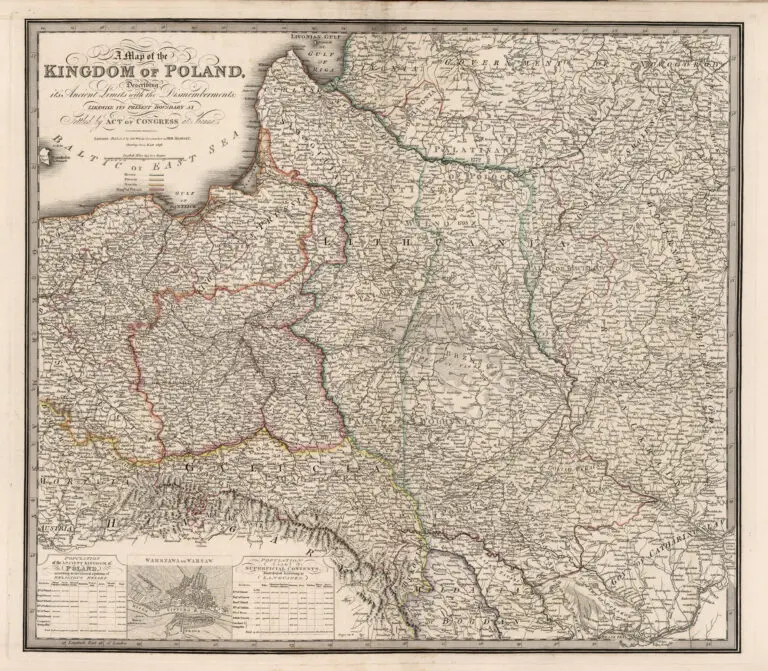 A Map of the Kingdom of Poland...,