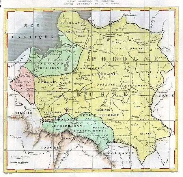 Carte Generale de la Pologne,