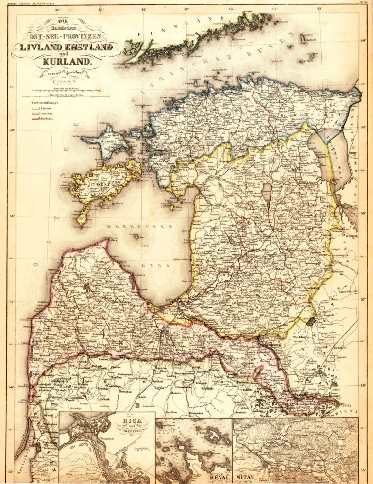 DIE Russischen OST- SEE- PROVINZEN: LIVLAND, EHST- LAND und KURLAND,