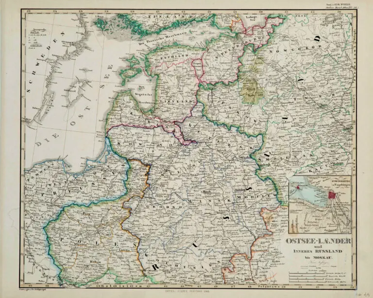 OSTSEE- LAENDER UND Inneres RUSSLAND bis MOSKAU,