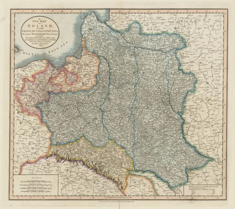A New Map of Poland and the Grand Duchy of Lithuania..,
