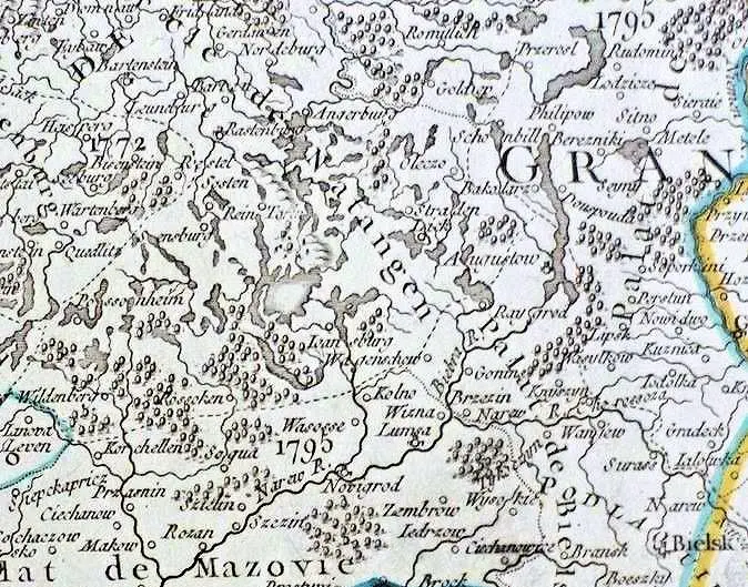 CARTE GENERALE...POLOGNE,
