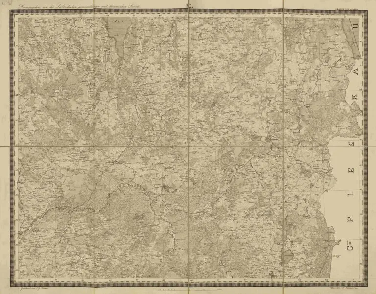 Specialcharte von Livland in 6 Blättern: Bearbeitet und herausgegeben auf Veran stal- tung der Livländischen Gemeinnützigen und Ökon- omischen Societät nach Struves astronomisch- trigonom- etrischen Vermessung und den vollstandingen Specialmessungen gezeichnet von C. G. Rücker; gestochen im Topographischen Depot des Kaiserlichen Generalstabes
