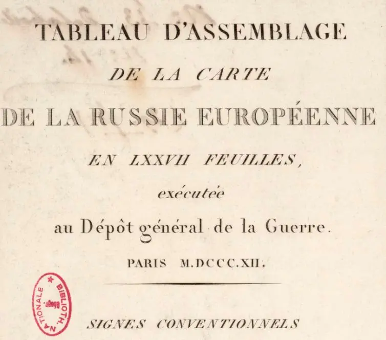 Carte de la Russie Européenne en LXXVII feuilles exécutée au Depôt general de la Guerre,