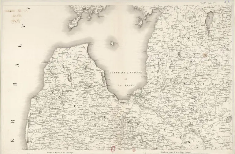 Carte de la Russie Européenne en LXXVII feuilles exécutée au Depôt general de la Guerre,