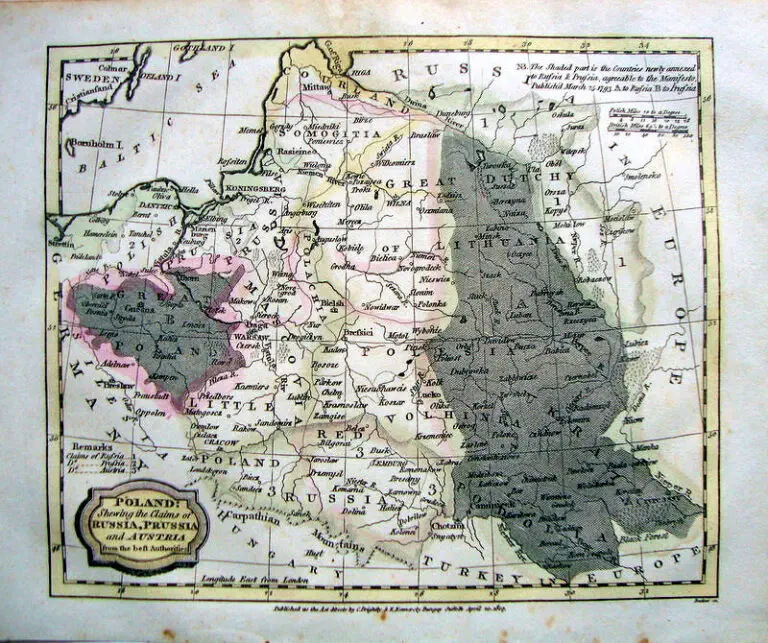 POLAND. Shewing the Claims of RUSSIA, PRUSSIA and AUSTRIA...