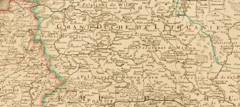 Carte des Etats de Pologne et du Grand-Duche de Lithuanie...