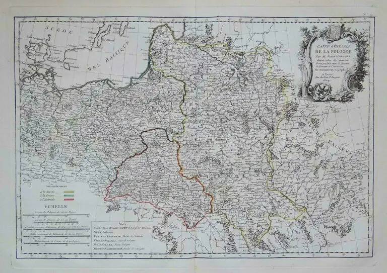 CARTE GENERALE DE LA POLOGNE..,