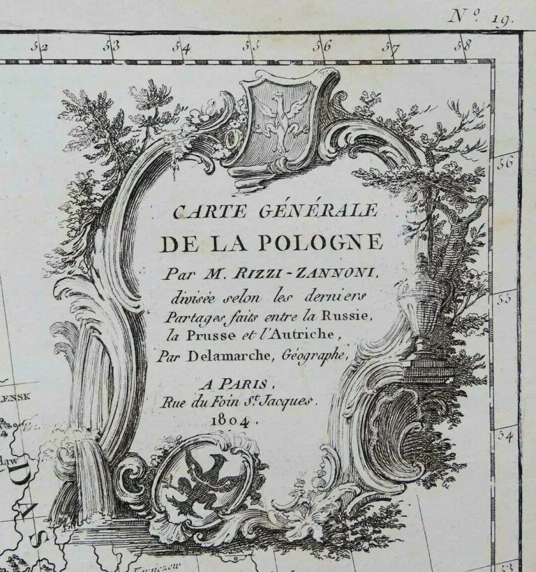 CARTE GENERALE DE LA POLOGNE..,