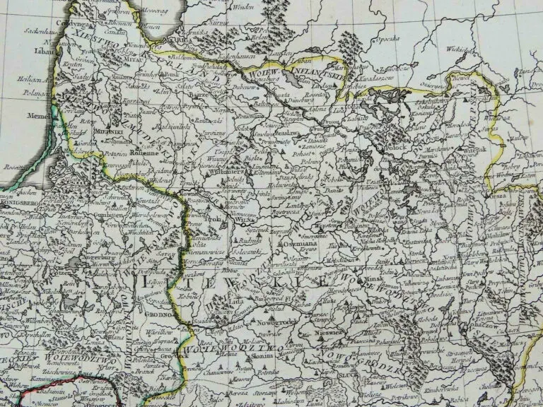CARTE GENERALE DE LA POLOGNE..,