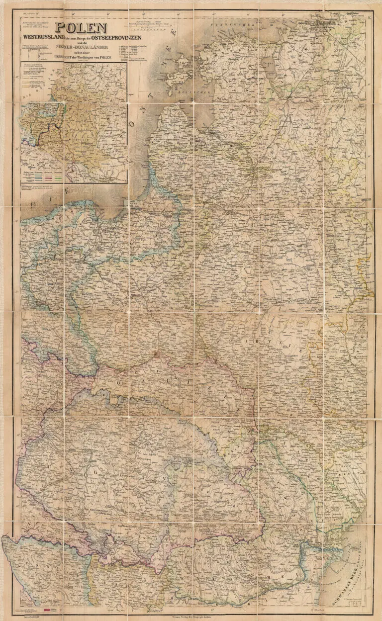 POLEN, WEST- RUSSLAND bis zum Dniepr, die OSTSEEPROVINZEN..,