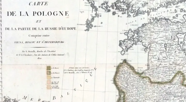 Carte de la Pologne: et de la partie de la Russie d