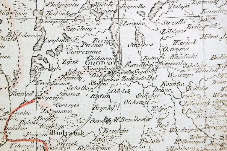 Polen nach den Letzten Friedenschlüssen, nebst den angränzenden Ländern,