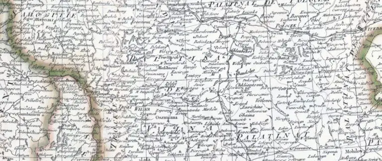 Carte de la Pologne: et de la partie de la Russie d