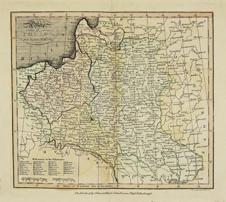 A Map of Poland from the best Authorities,