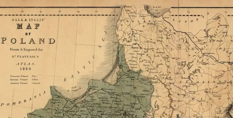 MAP OF POLAND,
