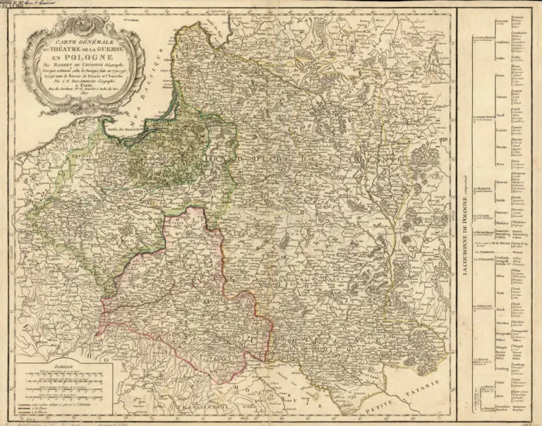 Carte generale du theatre de la guerre en Pologne..,